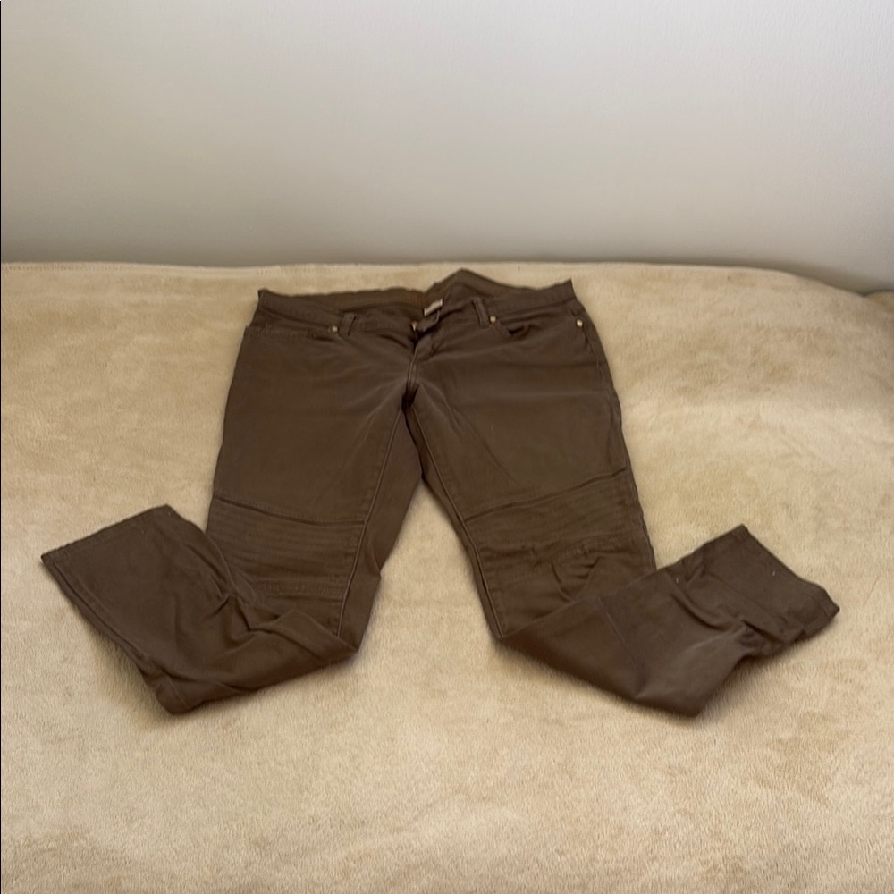 Michael Kors Dark Brown Straight Leg Pants